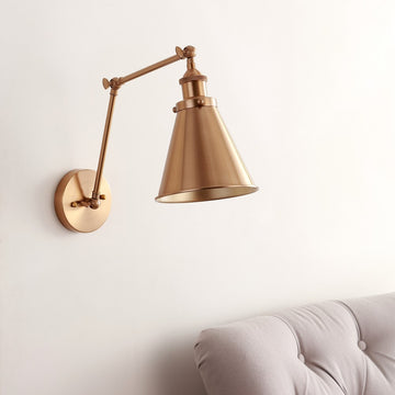 Rover 7" Adjustable Arm Metal LED Wall Sconce - JONATHAN Y